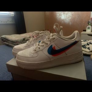 3D Air Forces Blue/Pink